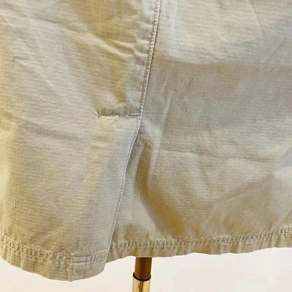ISAAC MIZRAHI Women Above the Knee 5-Pocket Brown 100% Cotton Skirt Size 6 - Picture 3 of 9